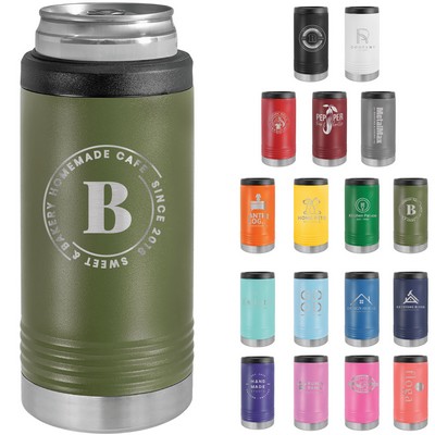 12 Oz. Polar Camel Stainless Steel Slim Can Cooler