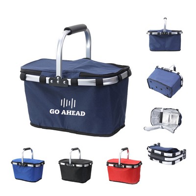 Foldable Insulated Picnic Basket